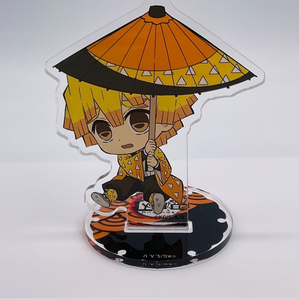 Demon Slayer Zenitsu Agatsuma Yura 2” Acrylic Stand Japanese Anime Shelf Collect